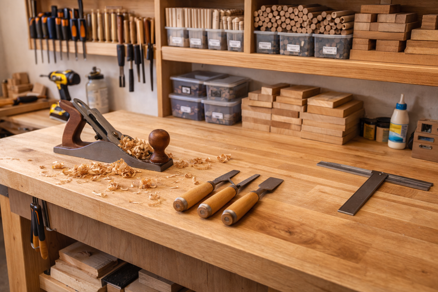 Xưởng gỗ hiện đại